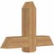 Ekena Millwork Eugene Smooth Timber Gable Bracket, Western Red Cedar, 36"W x 24"H x 5 1/2"D x 5 1/2"F, 16/12 Pitch GBW036X24X0606EUG00SWR - alternate 3